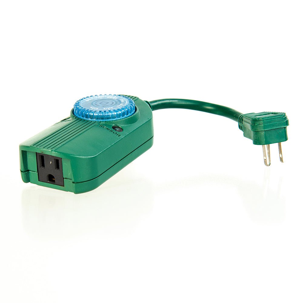 Mechanical Dial Timer With Photocell - Christmas World