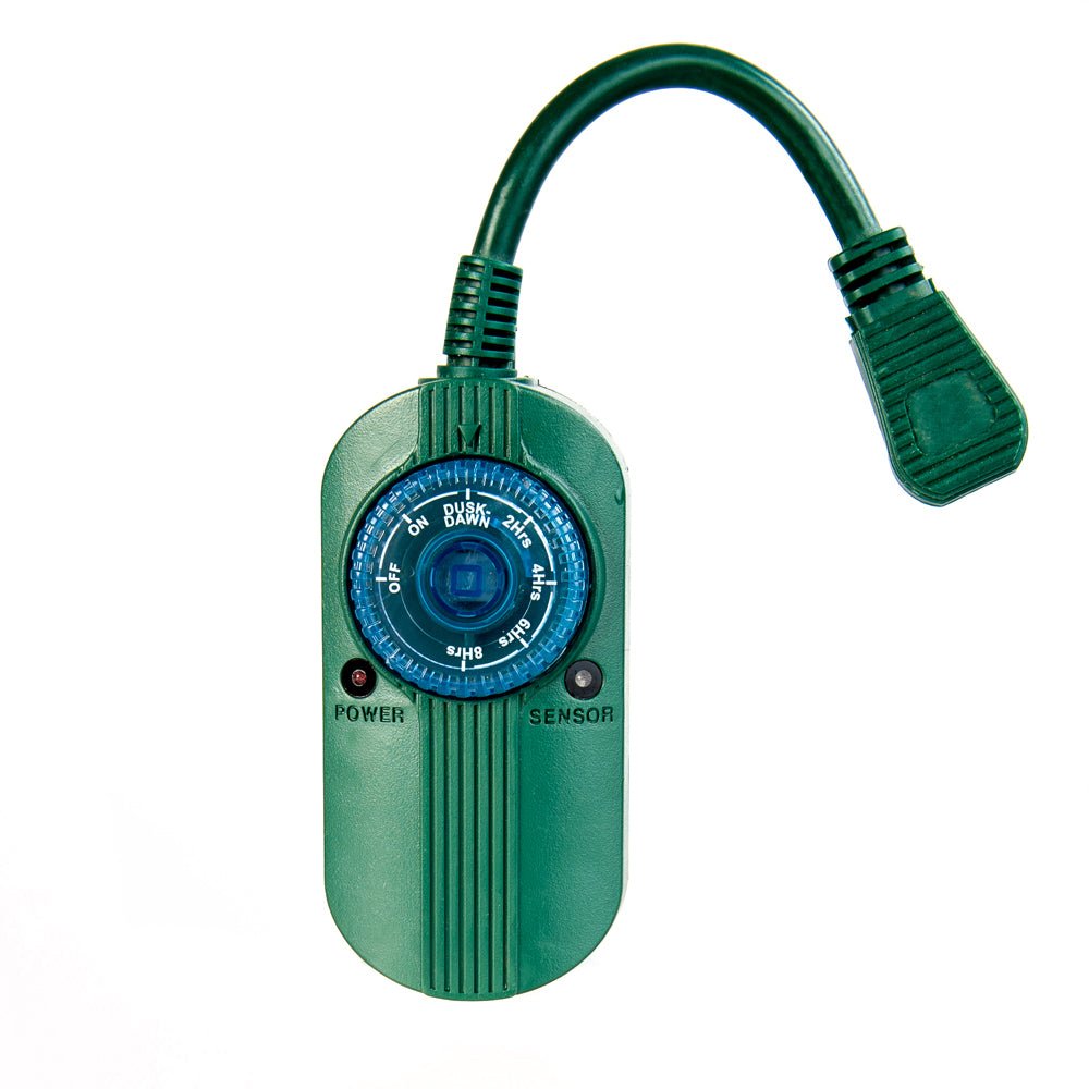 Mechanical Dial Timer With Photocell - Christmas World