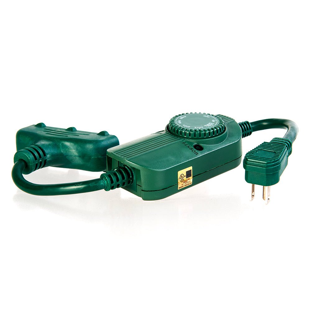 Mechanical Dial Timer with 3 Plug Dongle - Christmas World