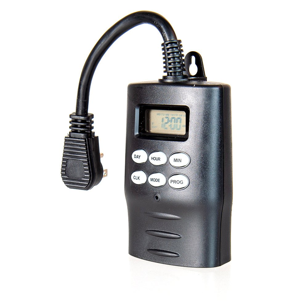 Digital Timer With Photocell - Christmas World