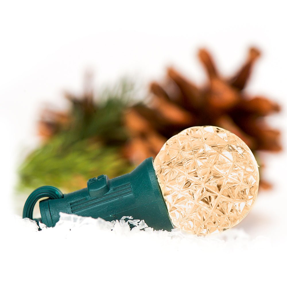 Faceted LED Patio Lights - Christmas World