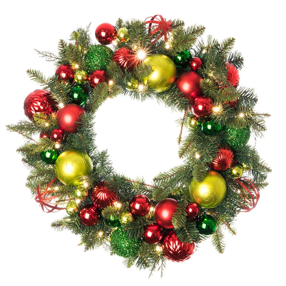 Festive Holiday Wreath - Christmas World