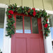 Red Peony & Berries Garland (9-Foot) Thumbnail | Christmas World