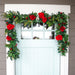 Red Peony & Berries Garland (9-Foot) Thumbnail | Christmas World