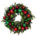 Christmas Cheer Red & Green Wreath - 30 Inch Thumbnail | Christmas World