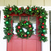Christmas Cheer Red & Green Wreath - 24 Inch Thumbnail | Christmas World