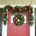 Christmas Classic Red & Gold Wreath - 24 Inch (unlit) Thumbnail | Christmas World