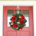 Red Magnolia Wreath (24-Inch) (unlit) Thumbnail | Christmas World