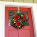 Red Magnolia Wreath (24-Inch) (unlit) Thumbnail | Christmas World