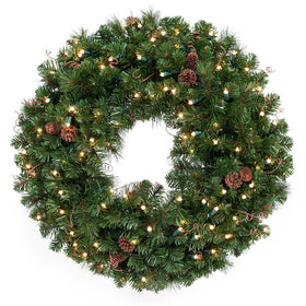 Black Forest LED Wreath | Christmas World