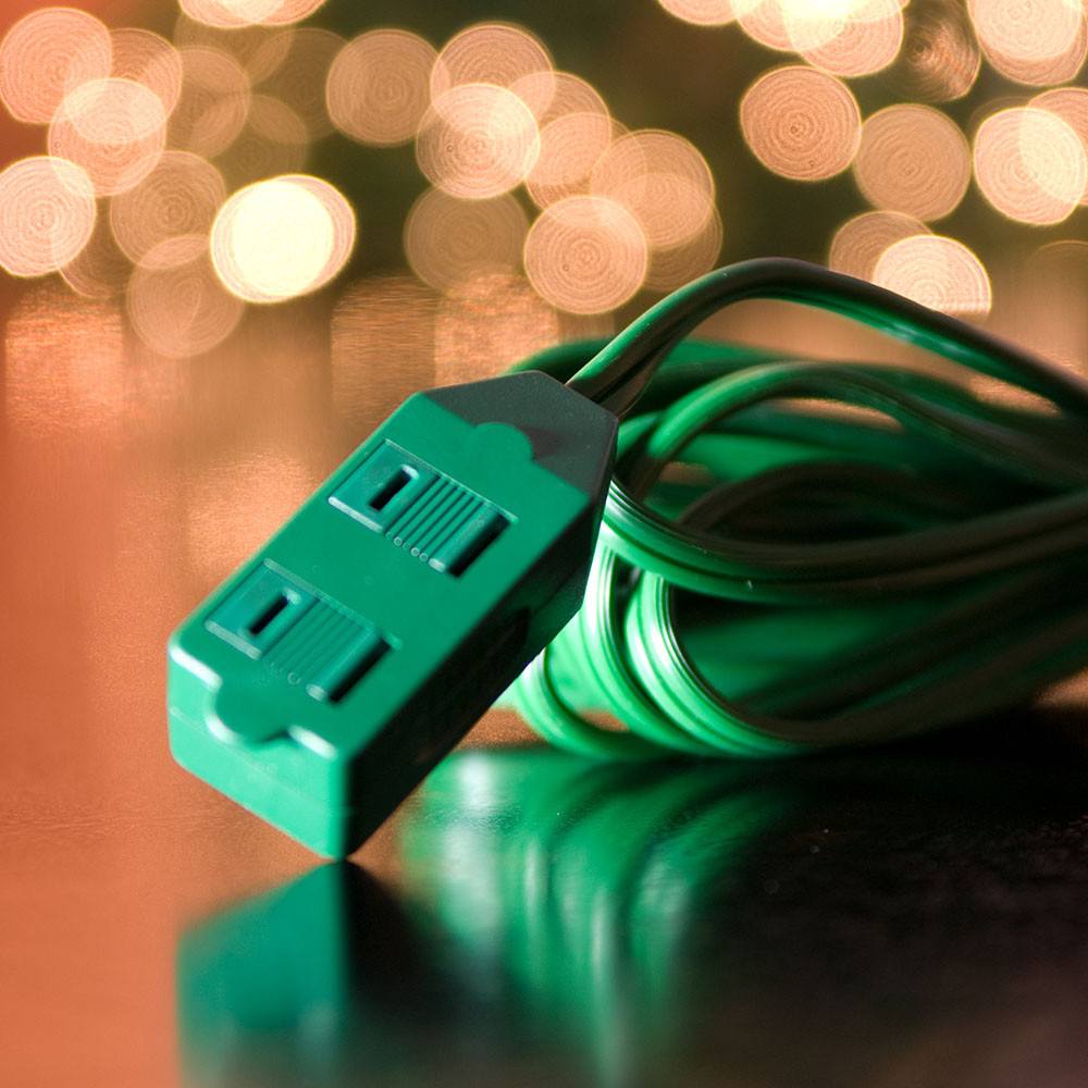 Cube Tap Extension Cord 3 Plug - Christmas World