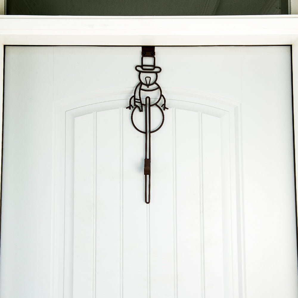 Snowman Wreath Hanger - Christmas World