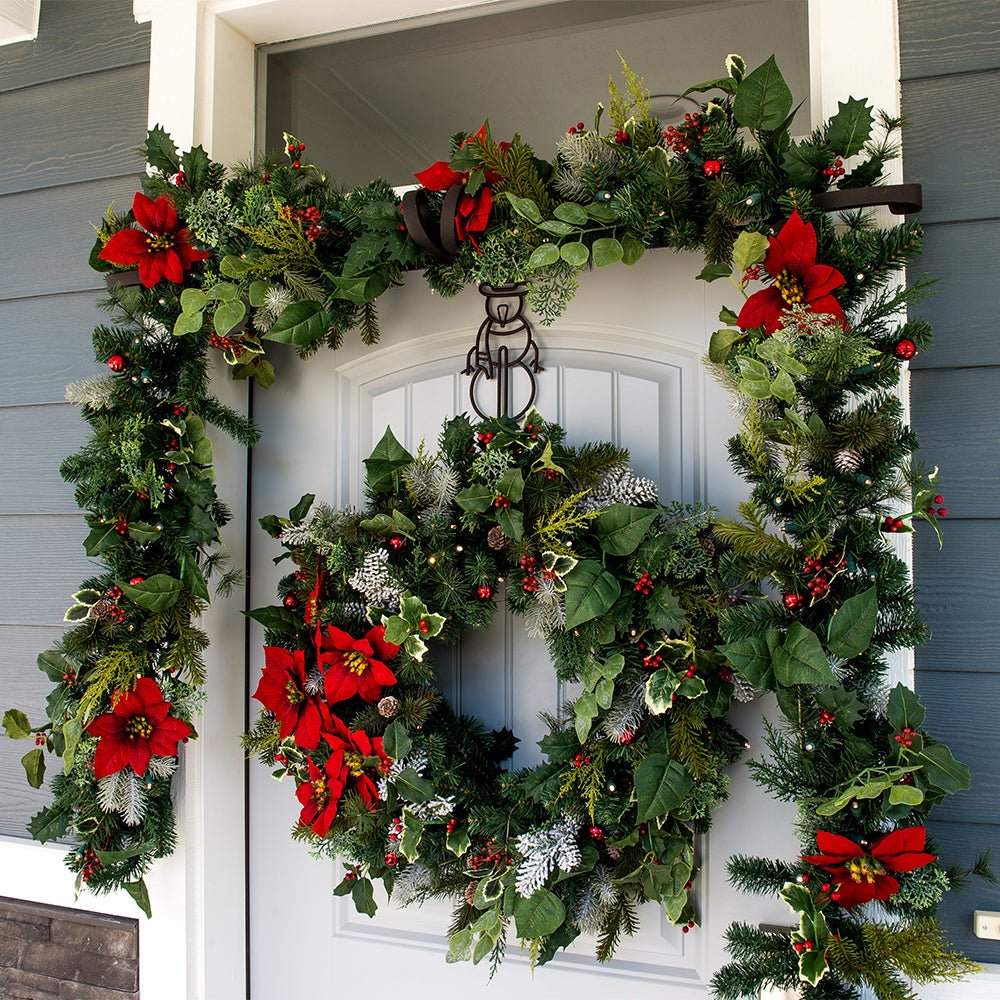 Snowman Wreath Hanger - Christmas World