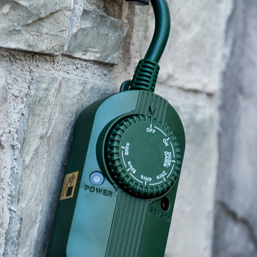 Mechanical Dial Timer with 3 Plug Dongle - Christmas World